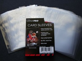 50 Loose Single Sleeves Ultra Pro Penny Sleeves for Standard Size Cards  - £3.18 GBP