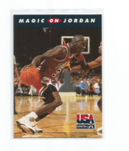 Michael JORDAN-MAGIC On Jordan 1992 Skybox Usa Basketball Card #105 - £4.63 GBP