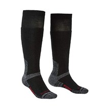 Bridgedale Men&#39;s Base Layer Coolmax Liner X 8 Socks, Black, Medium  - $64.00