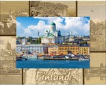 Finland Laser Engraved Wood Picture Frame Landscape (4 x 6) - £23.97 GBP