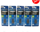 Century Drill &amp; Tool #68400  #2R Phillips Screwdriver Bits Pack of 5 - $30.68