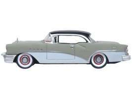 1955 Buick Century Windsor Gray and Dover White with Carlsbad Black Top 1/87 (HO - £21.57 GBP