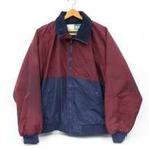 WearGuard Insulated Rain Jacket Big and Tall XL Long Mens Maroon Blue Po... - £24.89 GBP