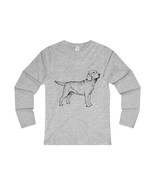 Labrador Retriever Long Sleeve Shirts Women, Fitted Long Sleeve Tee - $24.00