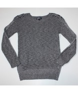 Freshman 1996 Girl&#39;s Gray Hi-Low Sweater with Criss Cross Shoulders size... - $9.99