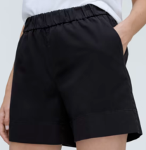 Everlane Women&#39;s The Easy Short Black Pull On Chino Shorts Cotton Blend ... - $29.99
