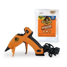 Gorilla Dual Temp Mini Hot Glue Gun Kit with 75 Hot Glue Sticks - $35.99