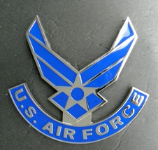 Us Air Force Usaf Extra Large Cut Out Wings Medallion 6.75 Inches Mountable - $20.95