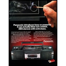 1988 Panasonic XBS Boombox Stereo RX-FW39 Vintage Print Ad Ghetto Blaste... - £8.30 GBP