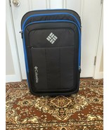 BNWT Columbia Summit Point Wheeled Luggage, Black/Blue, Pick Size  - £176.00 GBP+