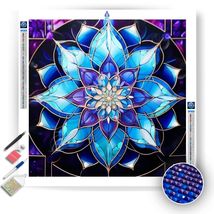 Purple Diamonds Mandala - Diamond Painting Kit - £11.91 GBP+