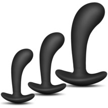 Butt Plug Trainer Kit For Comfortable Long-Term Wear, Pack Of 3 Silicone Anal Pl - £20.39 GBP