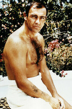 Sean Connery macho beefcake pose with hairy chest 007 4x6 inch real glos... - $4.75