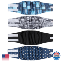 Cutebone Dog Diapers Male 4 Pack Puppy Wraps Reusable Doggie Belly Bands... - $31.61
