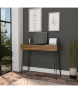 Kyoto 120 Writing Desk, Hairpin Legs, One  Drawer - $194.90