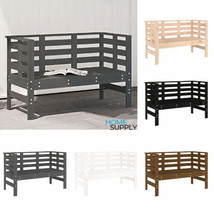 Outdoor Garden Patio Wooden Solid Pine Wood 2 Seater Bench Chair Seat Benches - £114.03 GBP+