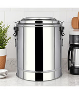 SOGA 22L Stainless Steel Insulated Stock Pot Dispenser Hot &amp; Cold Bevera... - $119.90