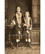 St. Therese &amp; Celine Martin (St. Therese of Lisieux) –8.5x11&quot;–Catholic Gift - £11.06 GBP