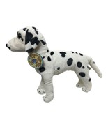 Poseable Plush Dalmatian Dog 15 Inch Puppy Tiger Tale Toys Stuffed Animal - $14.96