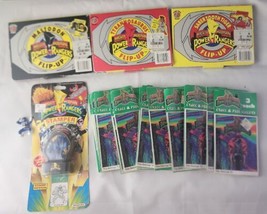 Mighty Morphin Power Rangers 3 Flip-Up Books 1994, Squatt Stamp/Open Package &#39;93 - £30.96 GBP