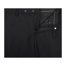 Men Renoir Suit Separate Super 140s Soft Wool Two Button Classic Fit 508-1 Black image 5
