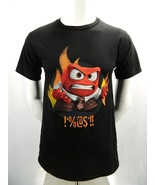 Disney Store Black Anger Graphic T Shirt  Inside Out Movie Pixar Cotton ... - $27.10 CAD