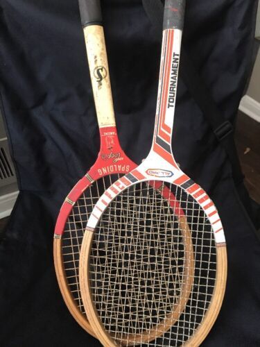 2 Spalding Ashley Cooper Signature Tennis Racket / All Pro Tournament - $6.87