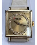 Mens Brichot 17 Jewel Flashing Dial Wind up Watch FOR PARTS OR REPAIR ONLY - $691.23 MXN