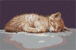 Pepita Needlepoint Canvas: Cat Nap, 12&quot; x 8&quot; - $86.00+