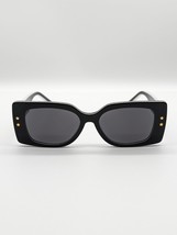 Brand New DiorPacific S1U Sunglasses in Black &amp; White with Gray Lenses - £217.22 GBP