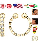 Luxury 925 Sterling Silver Gold Huggie Earrings with Hypoallergenic Comfort - $490.86 MXN