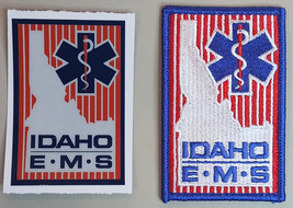 IDAHO EMS EMT PARAMEDIC EMERGENCY MEDICAL SERVICE Patch &amp; Reflective Sti... - $9.49