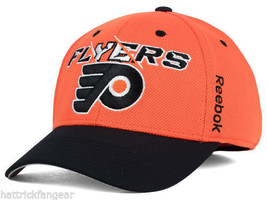 Philadelphia Flyers Reebok M434Z NHL 2nd Season Stretch Fit Hockey Cap Hat L/XL - £17.82 GBP