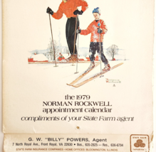 1979 Norman Rockwell Calendar Billy Powers State Farm Front Royal Virgin... - $29.99