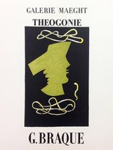 Georges Braque 5, lithograph &quot;Theogonie&quot; Art in posters - £39.87 GBP