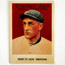 Branch Rickey 1915 Cracker Jack Card #133 Reprint 12/24 St Louis Americans 1993 - £4.41 GBP