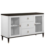 Carena 62&quot; Server, White &amp; Brown Finish - $23,151.17 MXN