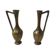 Corfu Island Kerkyra / Kepkypa Greece Wooden Parquetry Vase Urn Souvenir... - £27.51 GBP