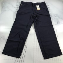 Carhartt Flame Resistant Jeans Mens 40x30 Dark Blue FR Midweight Canvas ... - £36.42 GBP