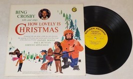 Bing Crosby Tells &amp; Sings How Lovely is Christmas Vinyl LP 121 Record 33 RPM - £15.63 GBP