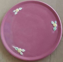 Beautiful Vintage Embossed Ceramic Cake Plate - Gorgeous Color - Looks Older - £23.64 GBP