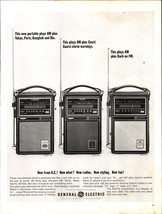 1964 General Electric Transistor Radios Vintage Print Ad AM FM Dial Ante... - £19.20 GBP
