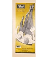 FARAH of Texas - First Family of Fine Wash Slacks - 1962 Vintage Print Ad - €12,46 EUR