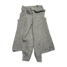 Old Navy Cardigan Sweater Women&#39;s Small Heather Gray Vest Ribbed Waffle Knit - £22.76 GBP