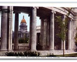 State Capitolo From Greek Theatre Denver Colorado CO WB Postcard R29 - £2.30 GBP