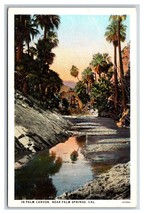 Palm Canyon Palm Springs California CA UNP Unused WB Postcard O20 - £3.74 GBP