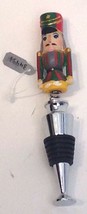 Wine Bottle Stopper Cork Toy Soldier Christmas New - $11.88