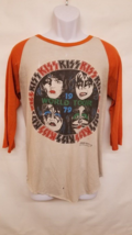 KISS - VINTAGE ORIGINAL 1979 TOUR SUPER RARE WORN CONCERT TOUR MEDIUM T-... - $270.00