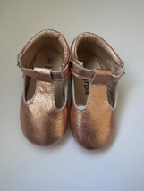 Special Sale Size 6 Rose Gold Baby Mary Jane Shoes Baby Shoes Toddler Shoes - £11.96 GBP