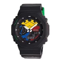 2100 Rubik&#39;s Cube Men&#39;s Sports Digital Watch Full Function LED Automatic Hand Ra - £50.84 GBP
